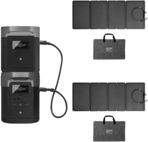 מערכת סולארית היברידית DELTA2000MAX1EB400 HYBRID SYSTEM ECOFLOW