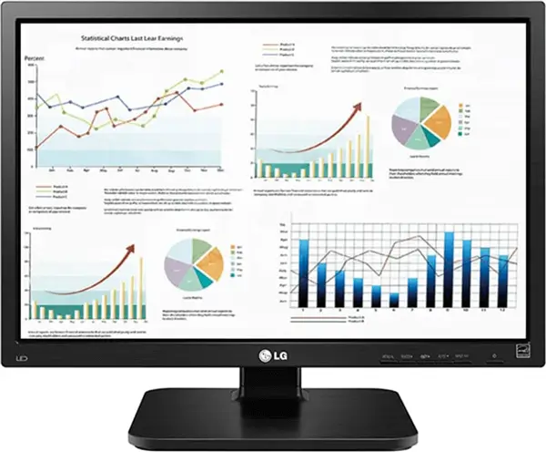 מסך מחשב "24 24BK55WP-B LG