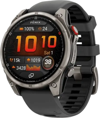 שעון חכם 47 מ"מ Fenix 8 Pro AMOLED Sapphire Gray/Black גרמין - Garmin