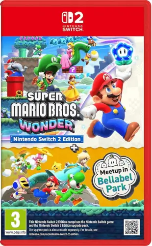 Super Mario Bros. Wonder + Meetup in Bellabel Park עבור Nintendo Switch 2 Nintendo Switch