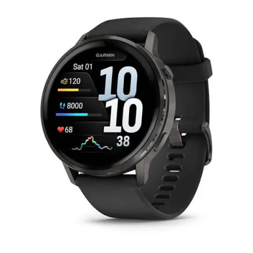 שעון חכם 45 מ"מ Venu 4 Slate + Black גרמין - Garmin