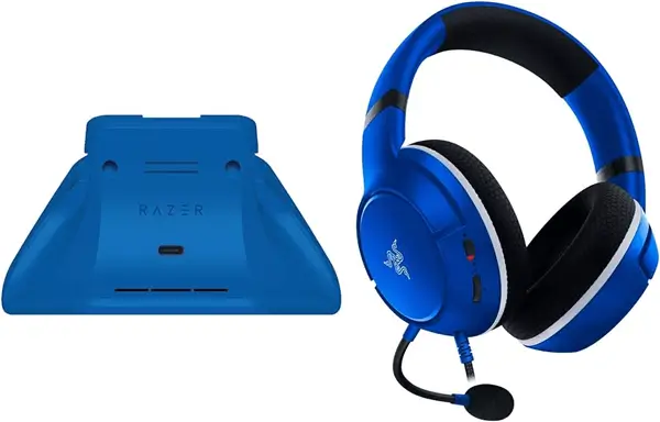 אוזניות גיימינג KAIRA X + עמדת טעינה לשלטי Xbox Razer