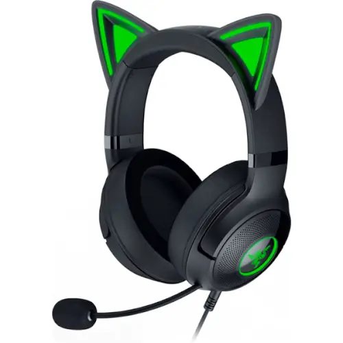 אוזניות גיימינג חוטיות Kraken Kitty V2 Razer