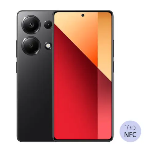 סמארטפון שחור Redmi note 13 Pro  8+256GB Xiaomi - שיאומי