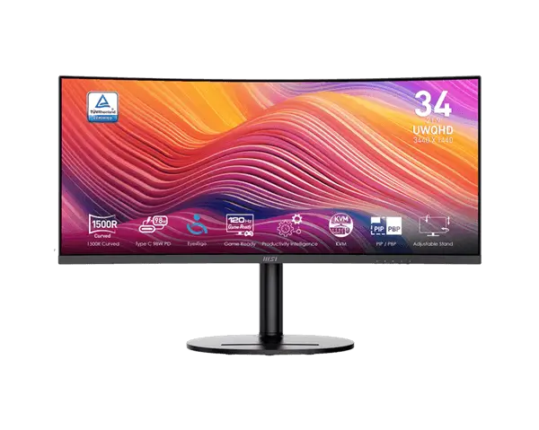 מסך מחשב עסקי קעור "34 Modern MD342CQPW MSI
