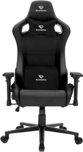 מושב גיימינג DELUXEPRO לבן SCORPIUS 