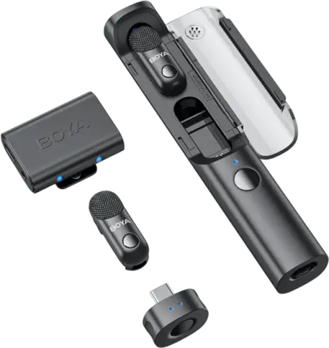 מיקרופון 4 ב-1 Magic-03 Type-C+3.5 mm BOYA