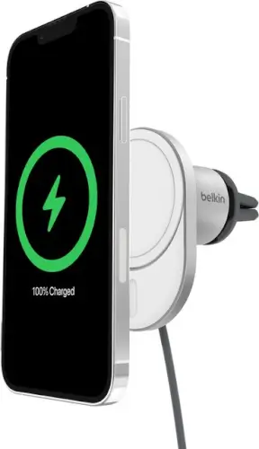 מטען רכב אלחוטי מגנטי BoostCharge Pro עם Qi2 בהספק 15W Belkin