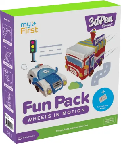 פילמנט לעט תלת מימד Wheels in motion myFirst