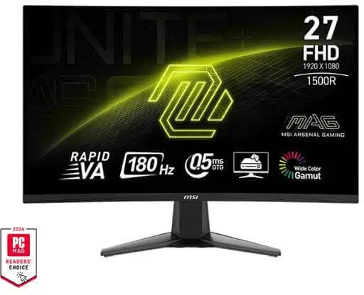מסך גיימינג קעור "27 MAG 27C6F MSI
