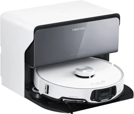 שואב אבק רובוטי S8 MaxV Ultra Roborock | רובורוק עם עמדת ניקוז וריקון