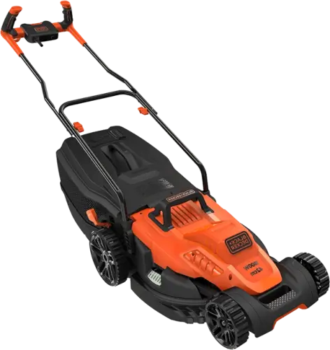 מכסחת דשא חשמלית עם ידית ארגונומית BEMW471BH BLACK AND DECKER