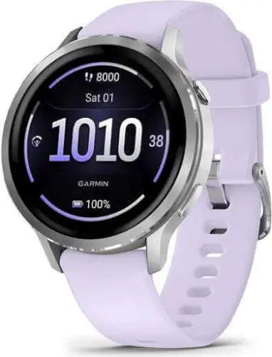 שעון חכם 41 מ"מ Venu 4 Silver + Periwinkle גרמין - Garmin