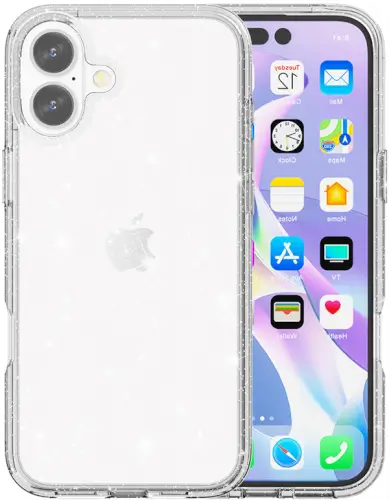 כיסוי לסמארטפון Crystal Glitter for iPhone 16 GripCase