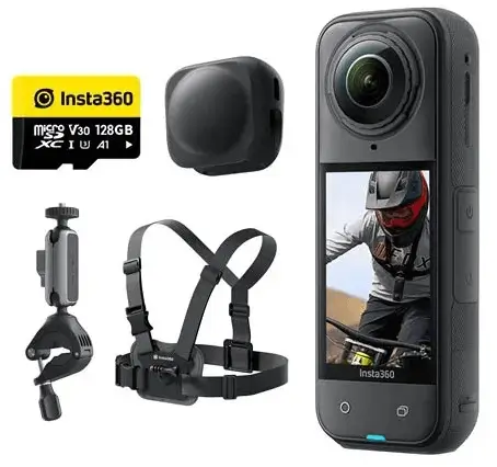 קיט מצלמת אקסטרים X5 Bike Cycling Bundle Insta360
