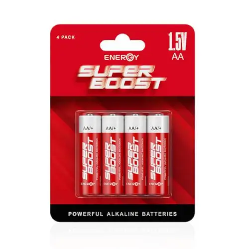 סוללות אלקליין AA BE100 1.5V LR6 Energy