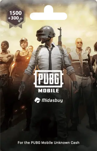 כסף וירטואלי Unknown Cash - 1800 Value PUBG Mobile