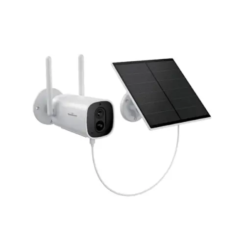 מצלמת אבטחה אלחוטית קבועה נטענת WIFI עם פנל סולארי IC-FIX10 SOL Semicom Lexis