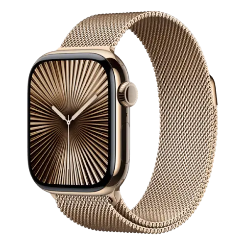 שעון חכם Watch Series 10 GPS+Cell 42mm Titanium Milanese Loop Apple