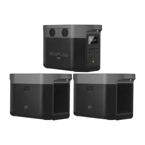 קיט תחנת כוח ניידת Delta Max 2 + 2x 2kWh Smart Battery ECOFLOW