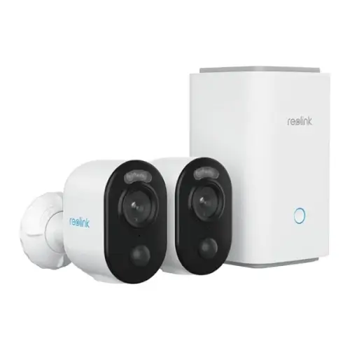 ערכת 2 מצלמות ומערכת לאיחסון מקומי של הקלטות Argus 3E + Home Hub Reolink
