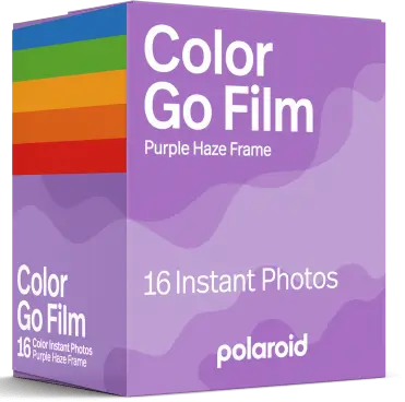 אריזה כפולה (16 דפים) Color Go Film Purple Haze Frame Polaroid - פולארויד
