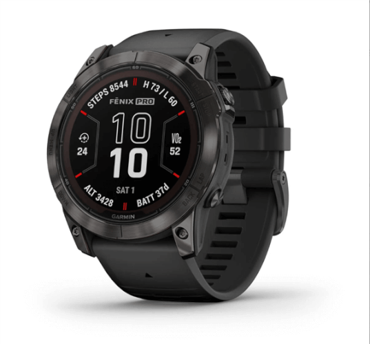 שעון חכם מולטיספורט פרימיום 51 מ"מ Fenix 7X Pro Sapphire   Garmin