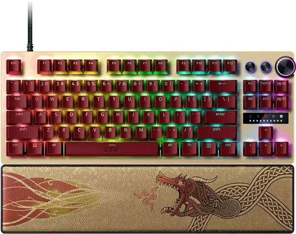מקלדת גיימינג Huntsman V3 PRO Tenkeyless - Counter-Strike 2 Ed Razer