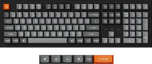 מקלדת גיימינג מכנית אלחוטית K10 Max QMK  Keychron