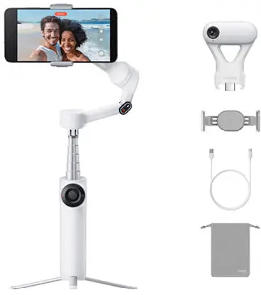 קיט גימבל לסמארטפון Flow 2 AI Tracker Bundle Insta360