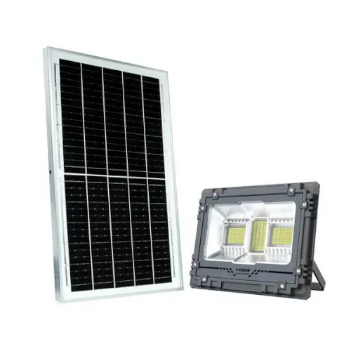 תאורת הצפה סולארית 100W 385*303 6000K NEWTEC