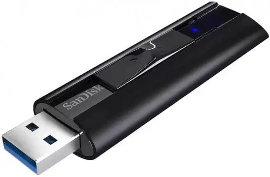 זיכרון נייד  Extreme Pro 256GB USB 3.1 Sandisk