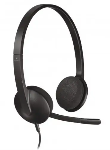 אוזניות ומיקרופון USB H340 Logitech