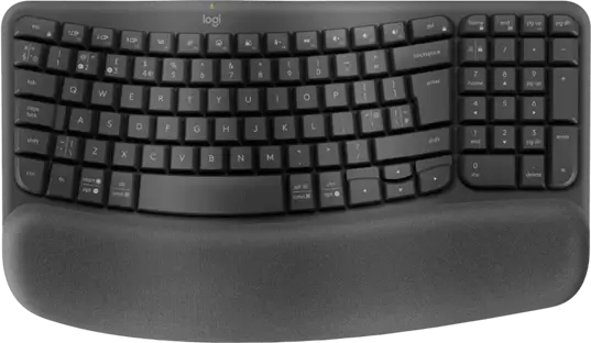מקלדת ארגונומית אלחוטית Wave Keys Logitech