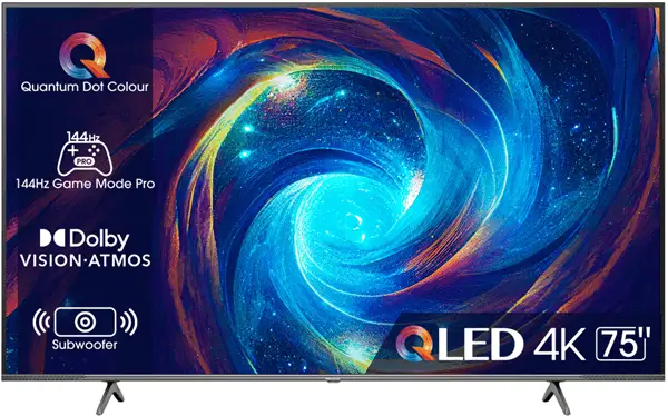 טלוויזיה חכמה לגיימינג "75 75E7KQ PRO Hisense