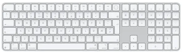 מקלדת אלחוטית עם לוח מקשי ספרות וכפתור Touch ID Magic (USB–C) Apple