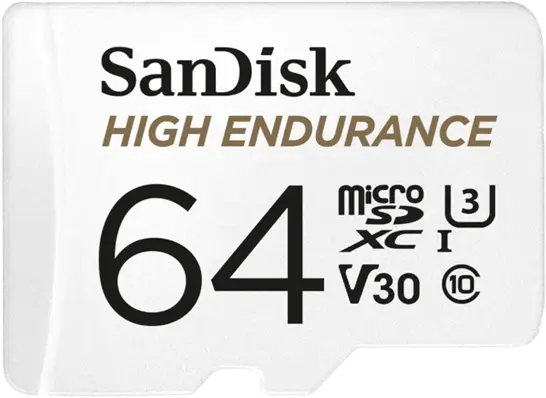 כרטיס זכרון High Endurance MicroSDHC 64GB Sandisk