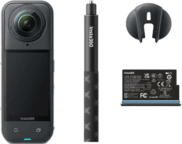 קיט מצלמת אקסטרים X5 Starter Bundle Insta360