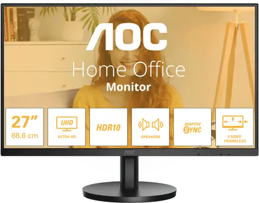 מסך מחשב "27 U27B3A AOC