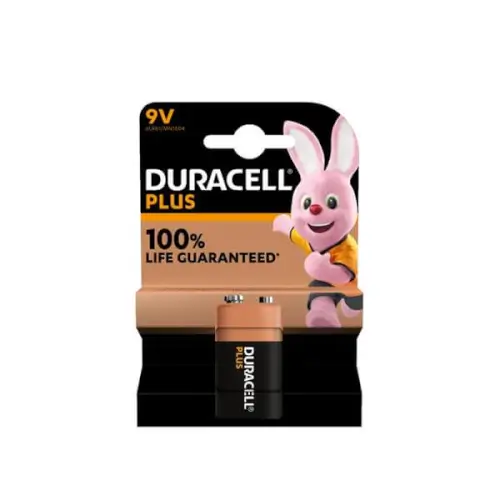 סוללה 9V פלוס DURACELL