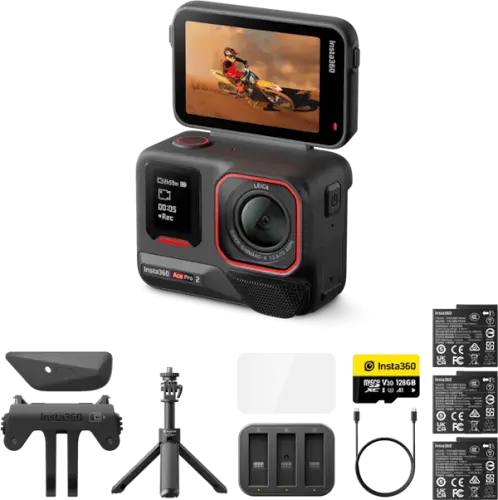 קיט מצלמת אקסטרים Ace Pro 2 Creator Bundle Insta360