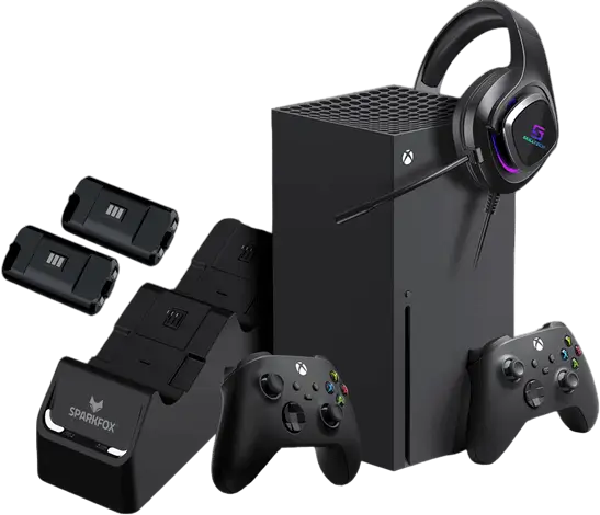 חבילת XBOX Series X במהדורת סתיו מיוחדת קונסולה ‎1TB‎+ שני בקרים+ערכת טעינה+אוזניות XBOX SERIES