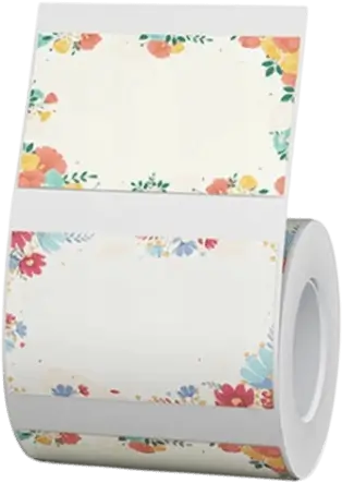 מדבקות פרחוניות 230 יחידות 50x30 מ"מ NIIMBOT