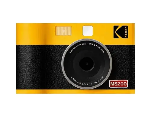 מצלמה + מדפסת פיתוח מהיר שחור/צהוב MiniShot2 ERA MS200Y Kodak