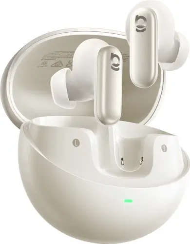אוזניות אלחוטיות עם ביטול רעשים אקטיבי Inspire XP1 - לבן Baseus
