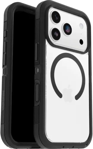 חיפוי שחור-שקוף לנייד Defender Pro XT for MagSafe ל- iPhone 17 Pro OtterBox