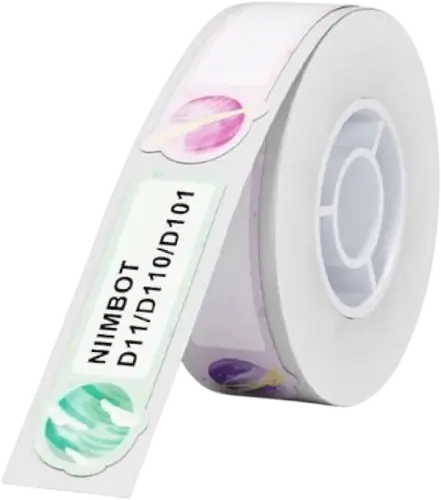 מדבקות מעוצבות 80 יחידות 14x40 מ"מ NIIMBOT