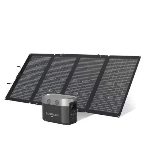 קיט סולארי DELTA2000 קיבולת 2Kwh -הספק 2.4KW ECOFLOW