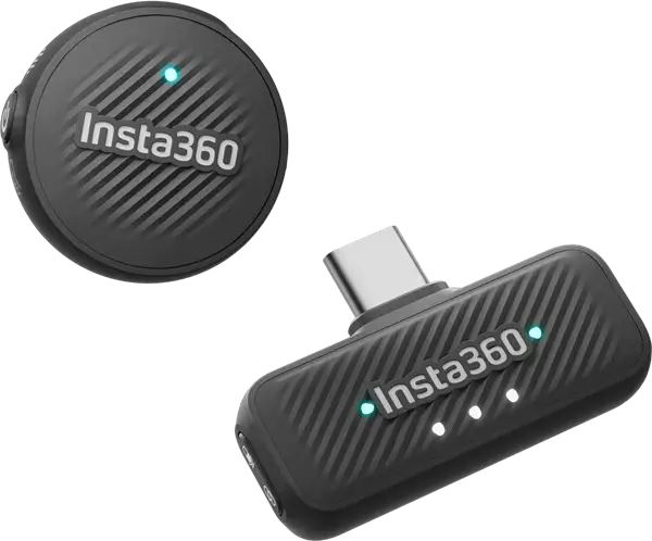 מיקרופון משדר + מקלט Mic Air 1tx+1rx Insta360