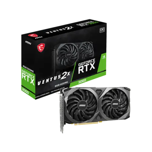 כרטיס מסך GeForce RTX 3060 VENTUS 2X 8G OC MSI